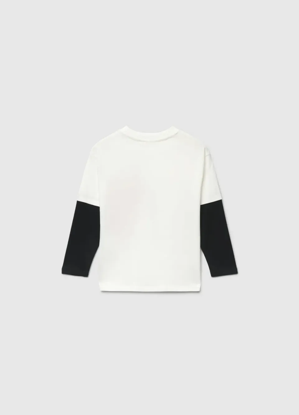 Calliope t-shirt garçon manches longues imprimé popcorn