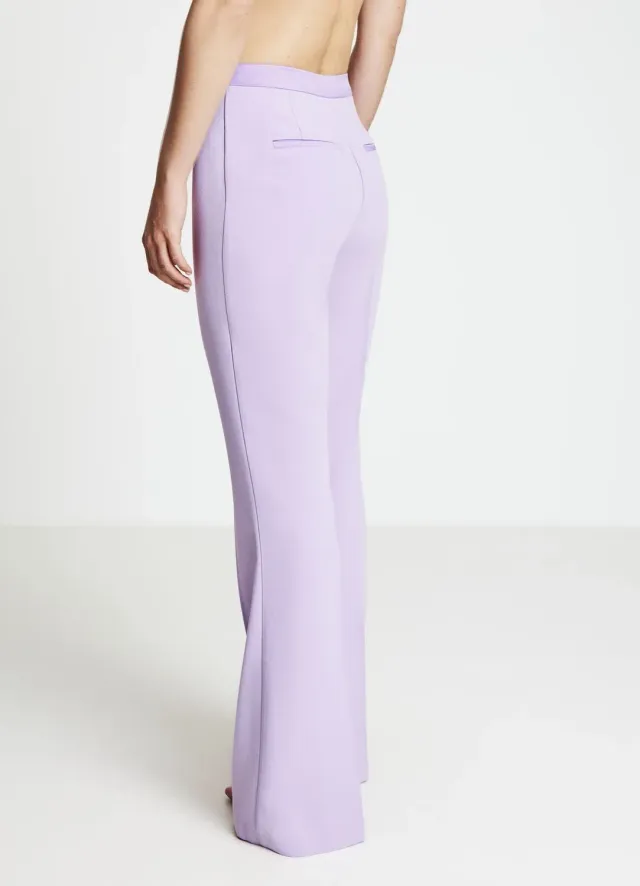 Calliope pantalon flare crêpe femme patte
