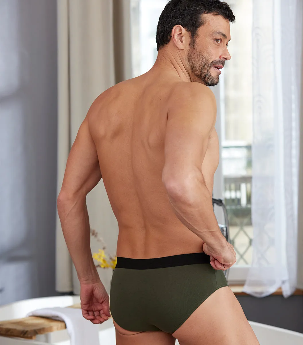 Cocorico Intemporel slip homme x5 coton pack