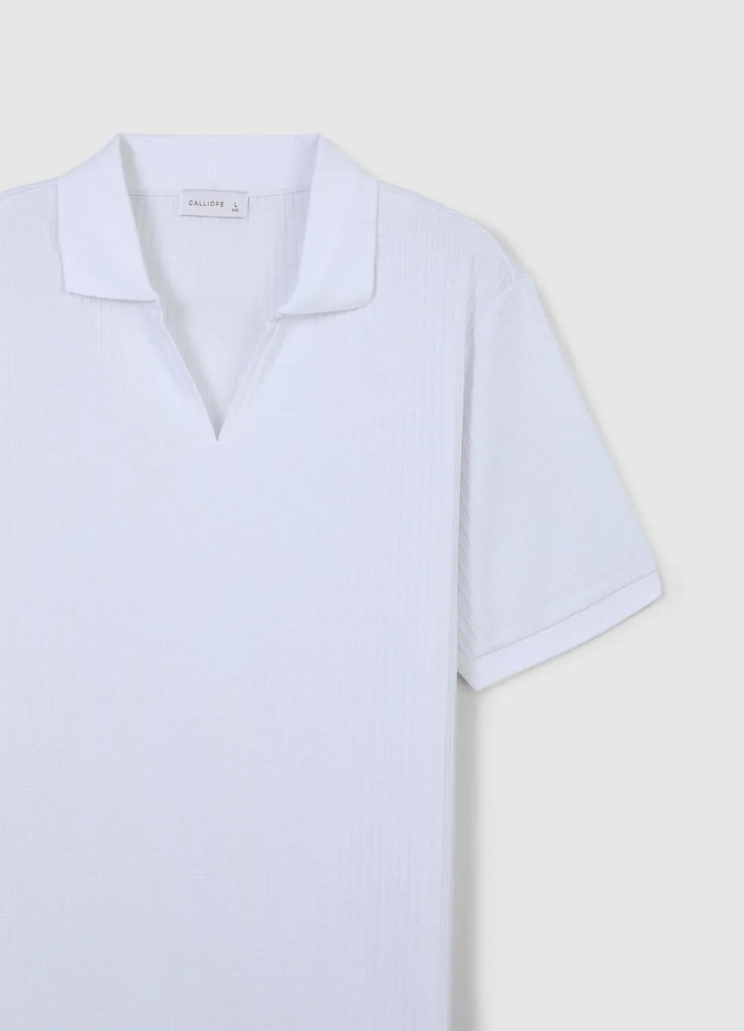 Calliope polo homme manches courtes uni regular