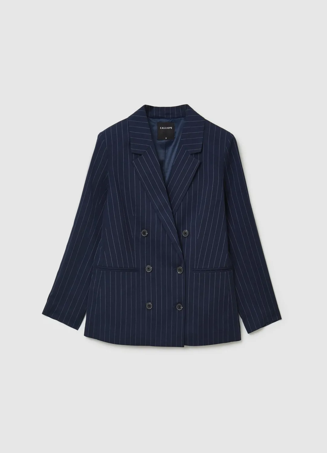 Calliope Veste Croisée Femme à Rayures Taille S