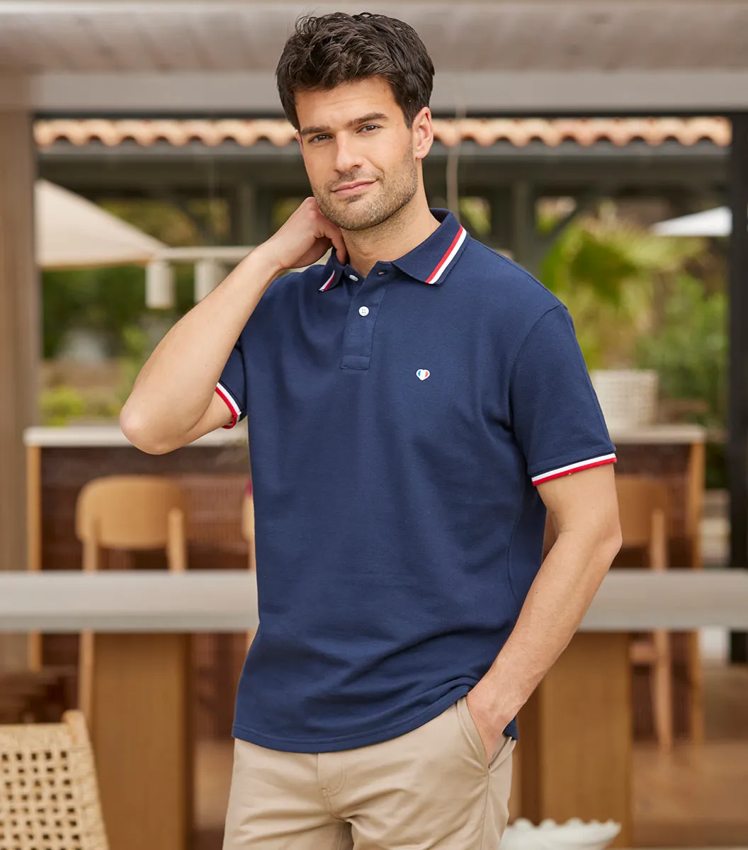 Cocorico Supporter Marine Iconique polo homme