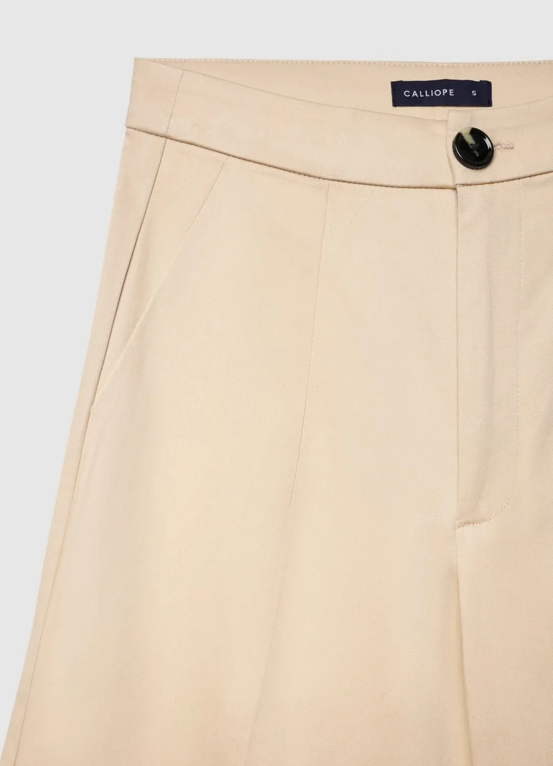 Calliope pantalon culotte tailleur femme uni