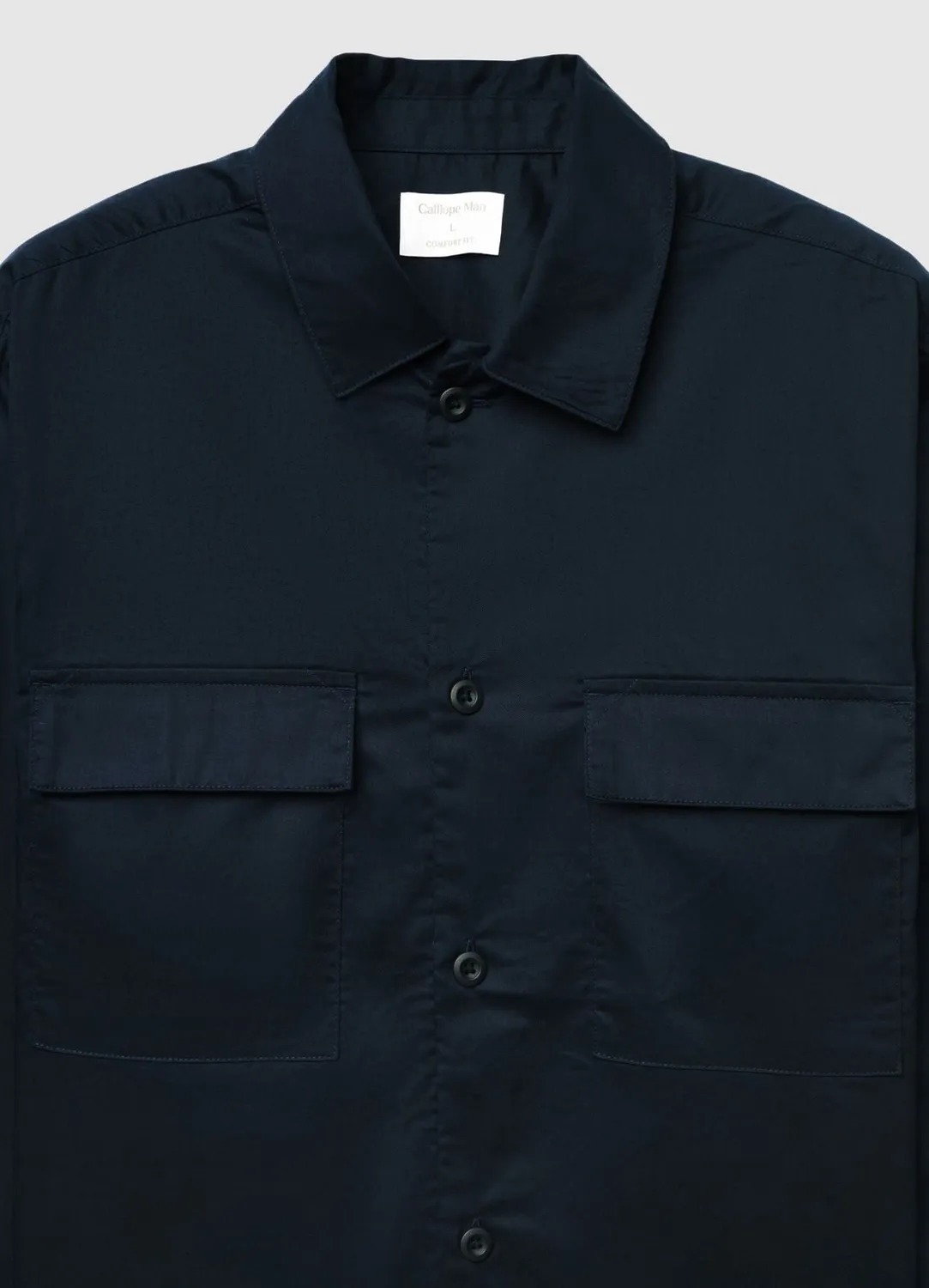 Calliope chemise homme à poches manches longues