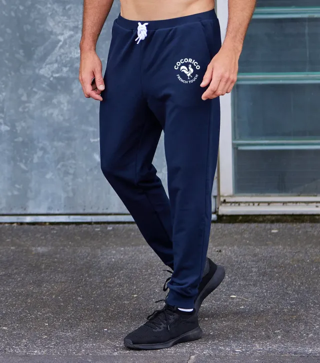 Cocorico Coq Français jogging homme marine coton