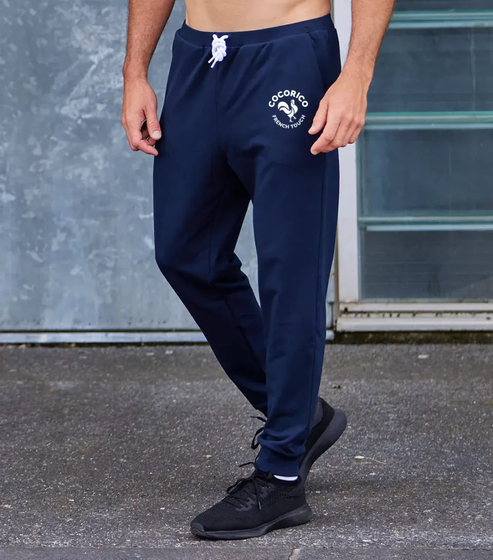 Cocorico Coq Français jogging homme marine coton