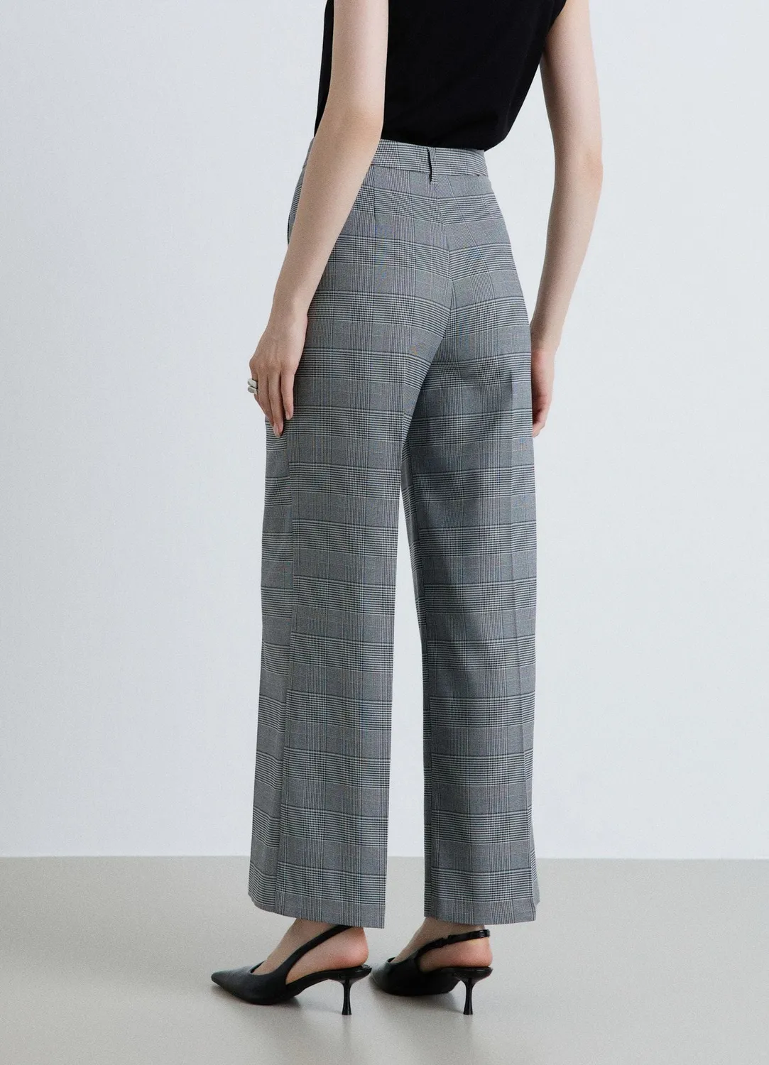 Calliope pantalon palazzo prince de galles
