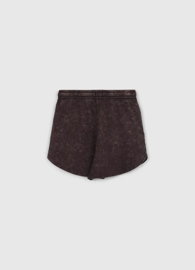 Calliope Short Effet Délavé Femme en Coton