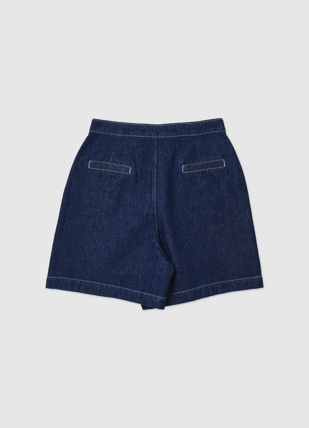 Calliope bermuda denim boutons dorés femme regular