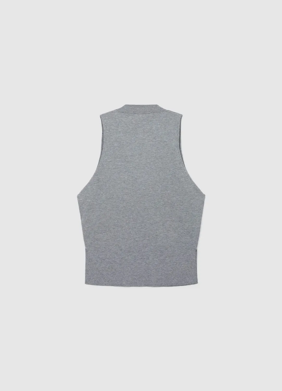 Calliope gilet femme col V sans manches uni casual