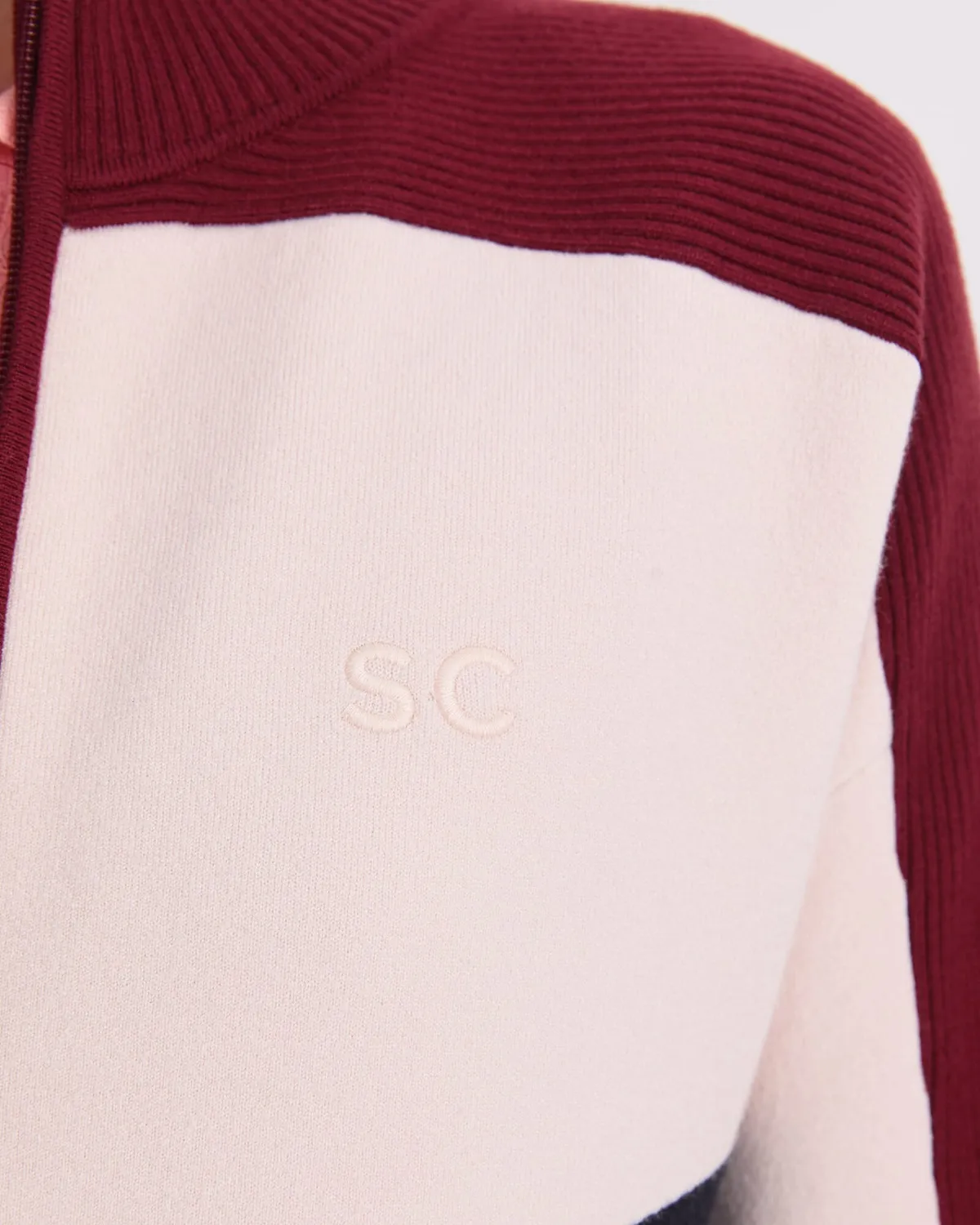 Sportscraft Club Sport pull col zippé