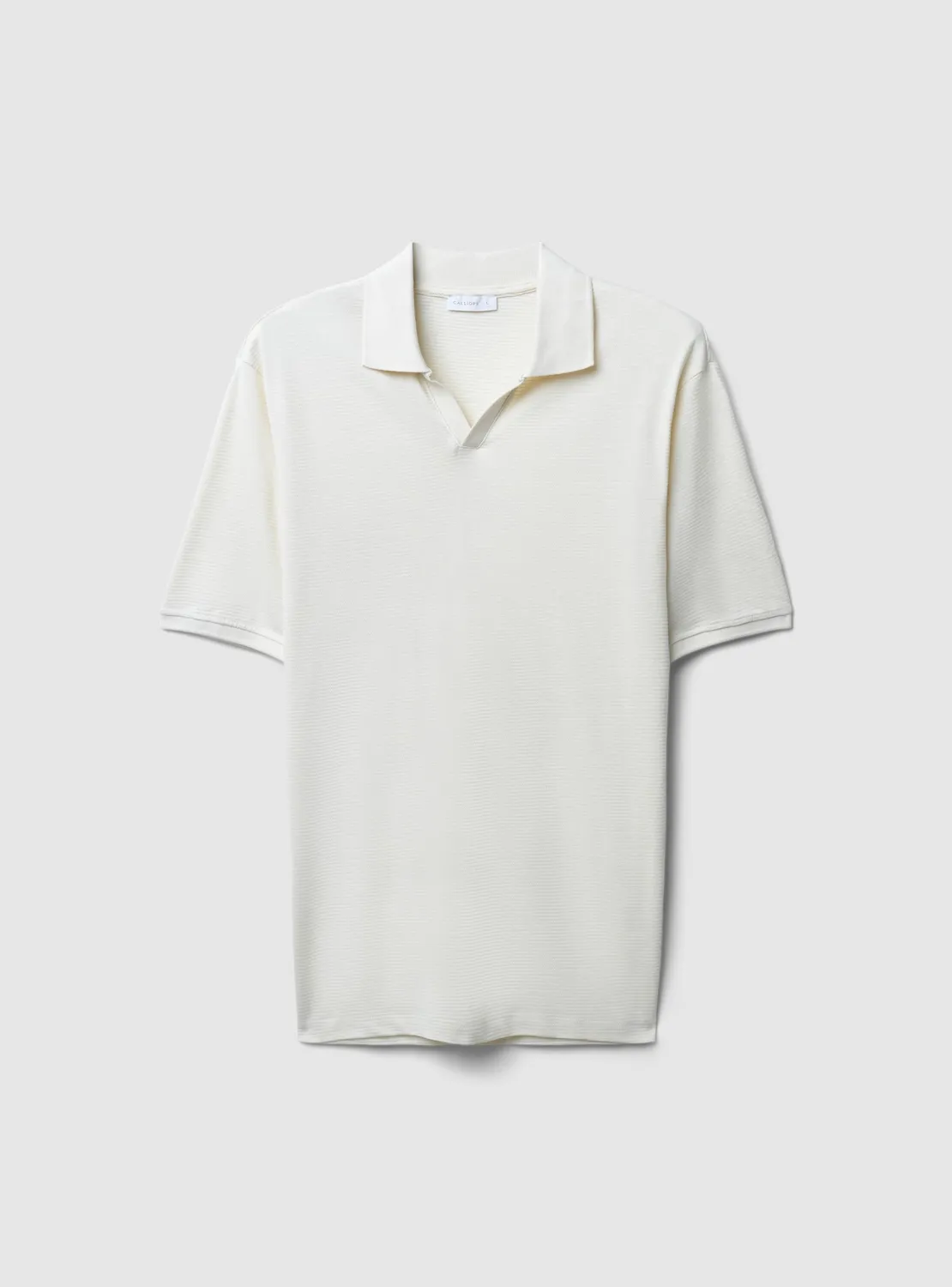 Calliope polo homme coton uni manches courtes
