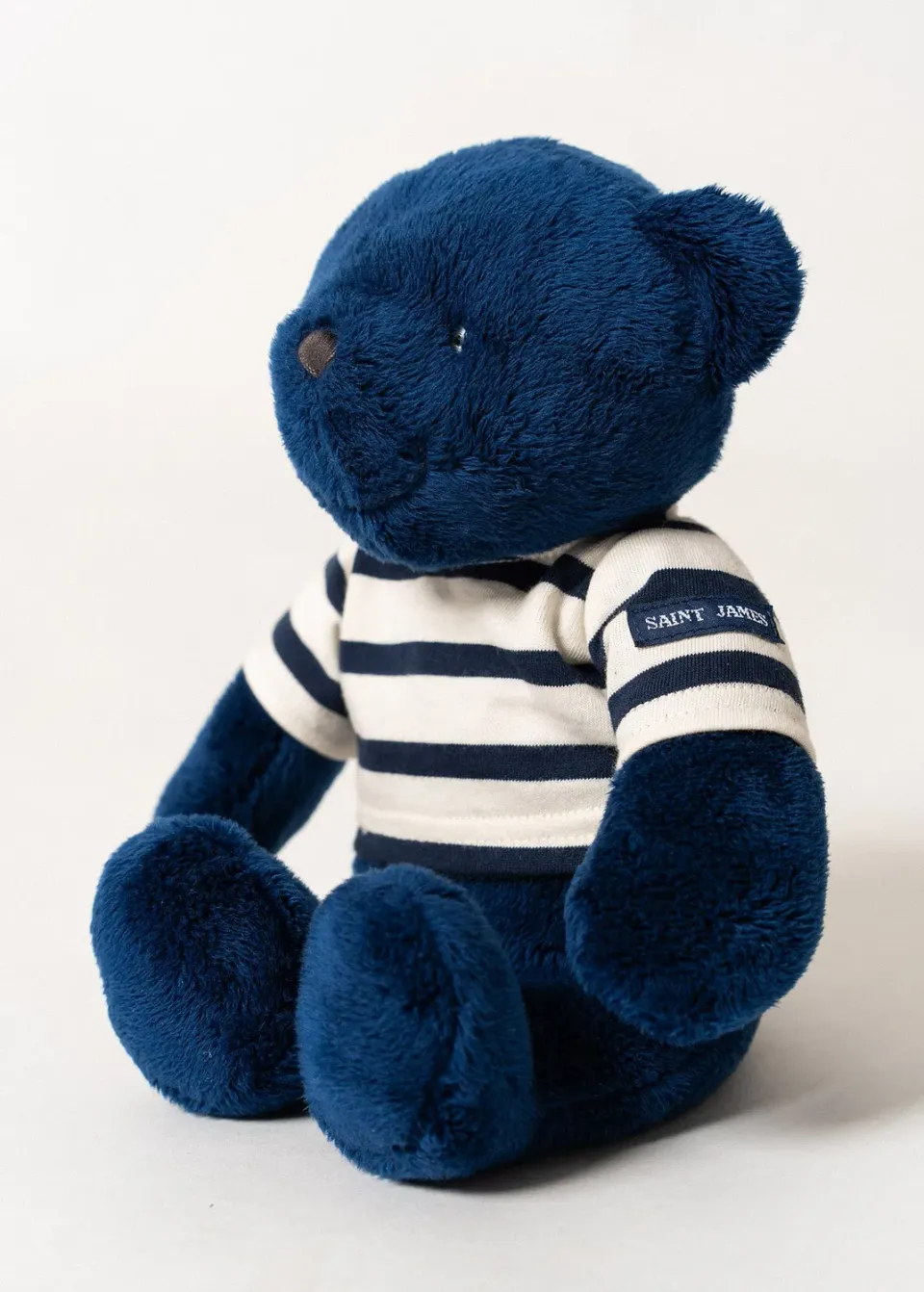 Saint James P'tit Doudou peluche ours bleu marinière