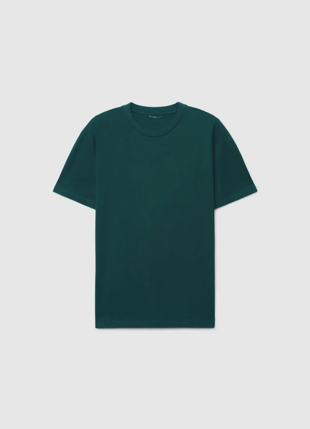Calliope t-shirt col rond uni homme coupe droite