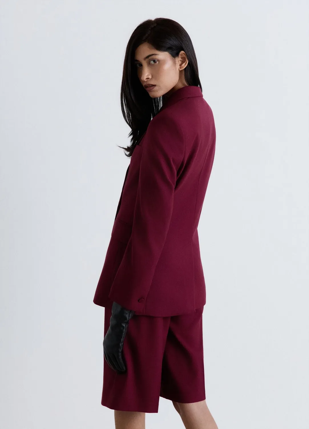 Calliope blazer double boutonnage femme coupe droite