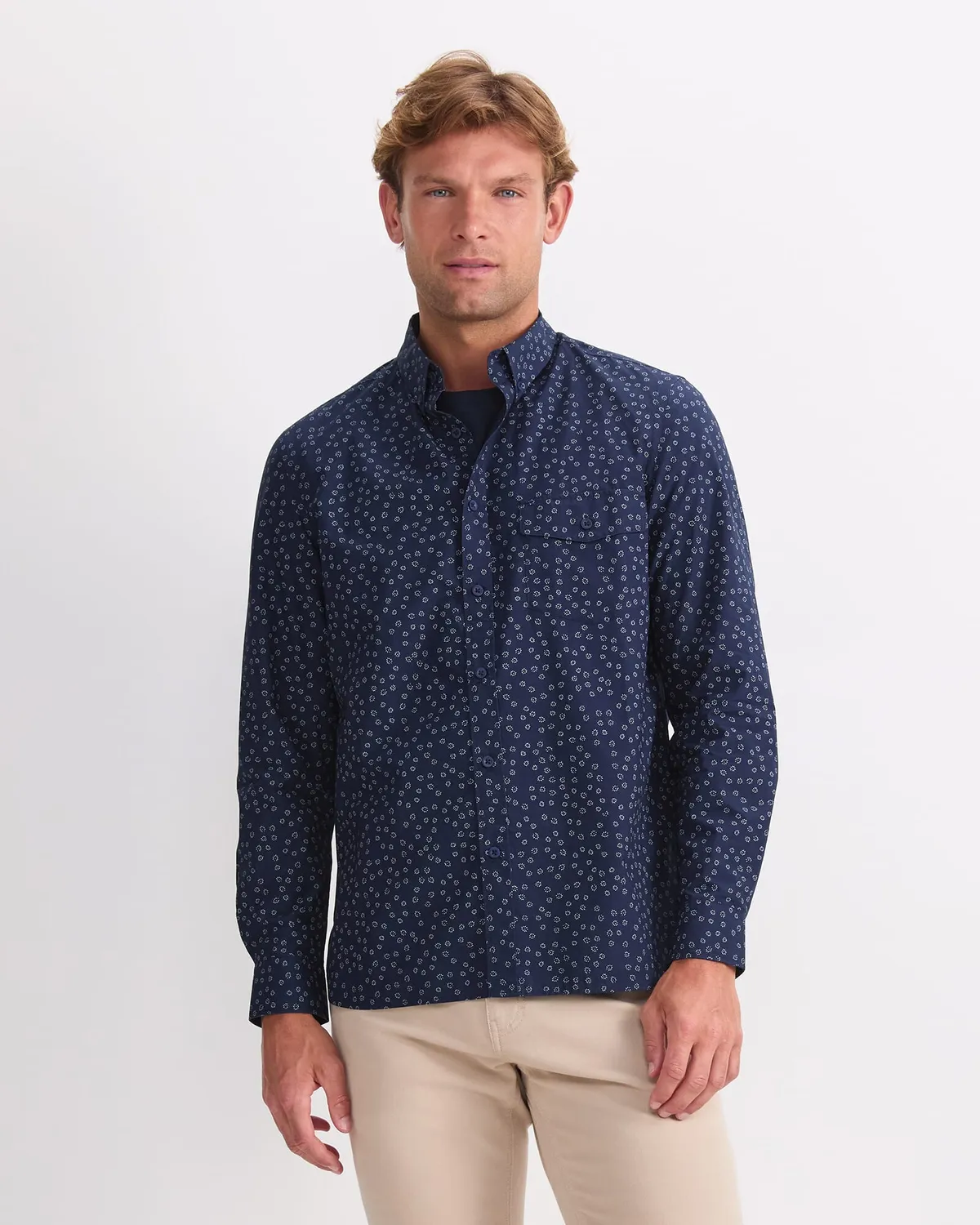Sportscraft Wyatt chemise coton homme imprimé floral