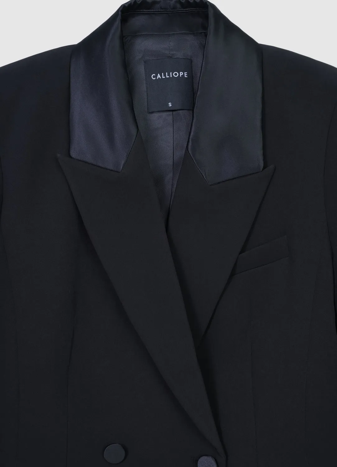 Calliope revers veste femme double boutonnage