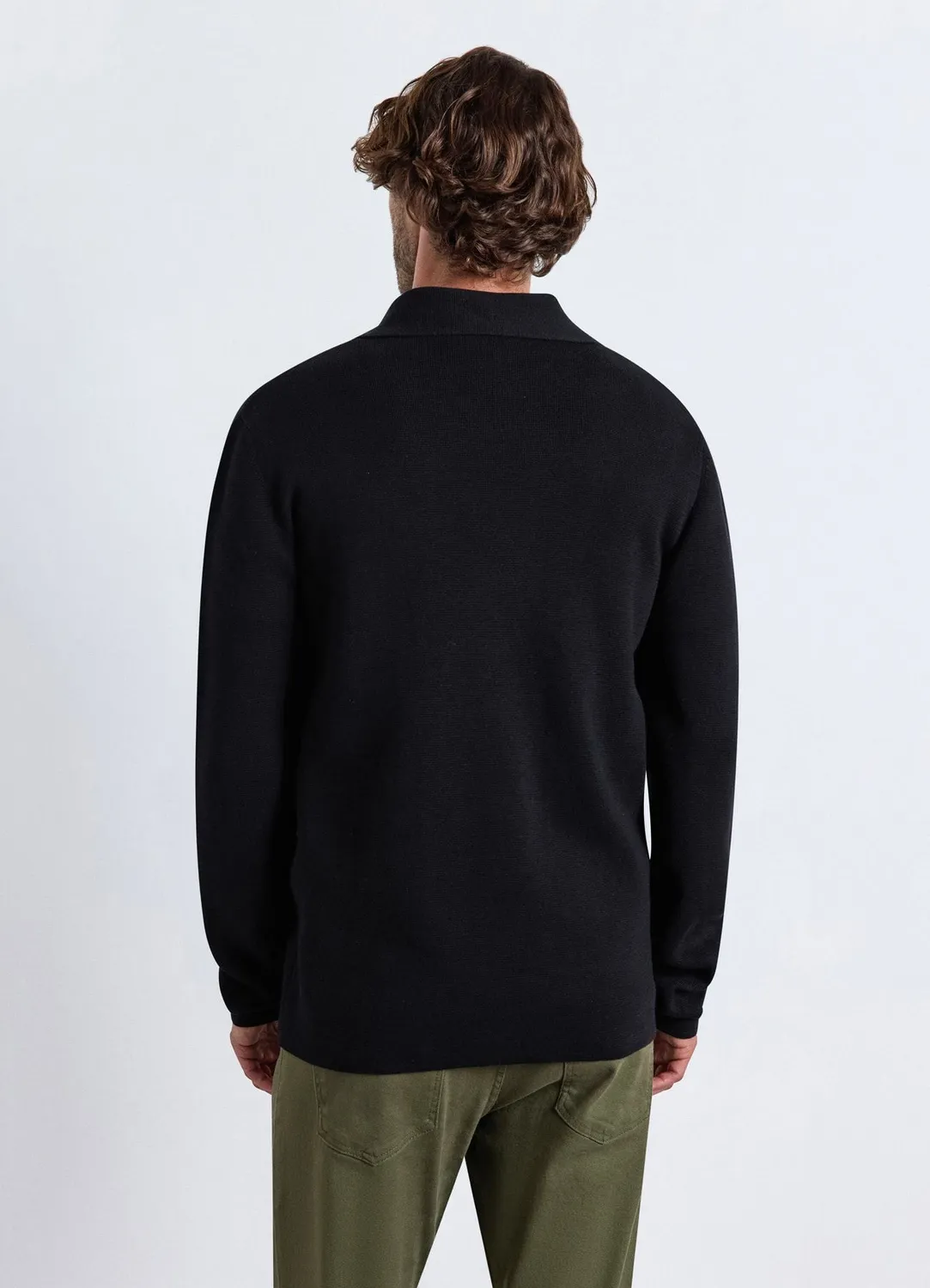 Calliope cardigan col châle homme double boutonnage