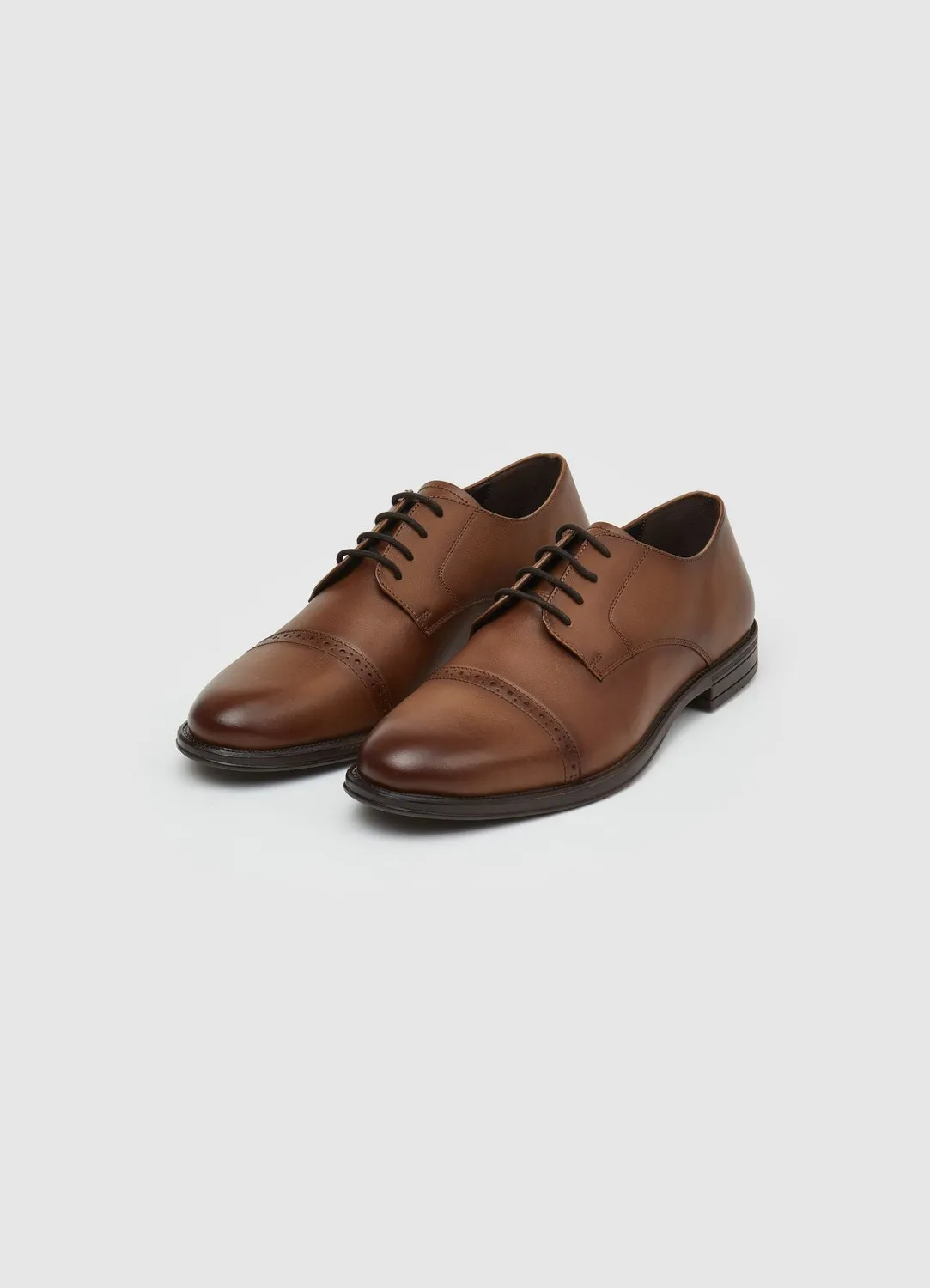 Calliope derby homme cuir lacets semelle gomme