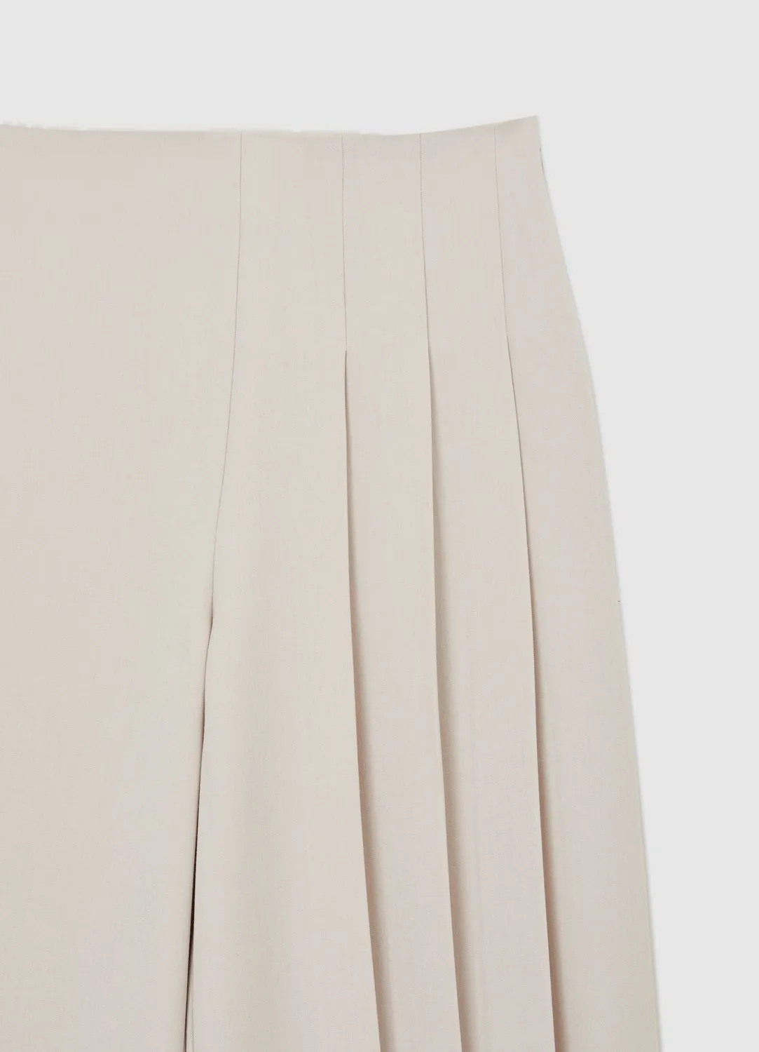Calliope pantalon culotte à plis femme coupe droite