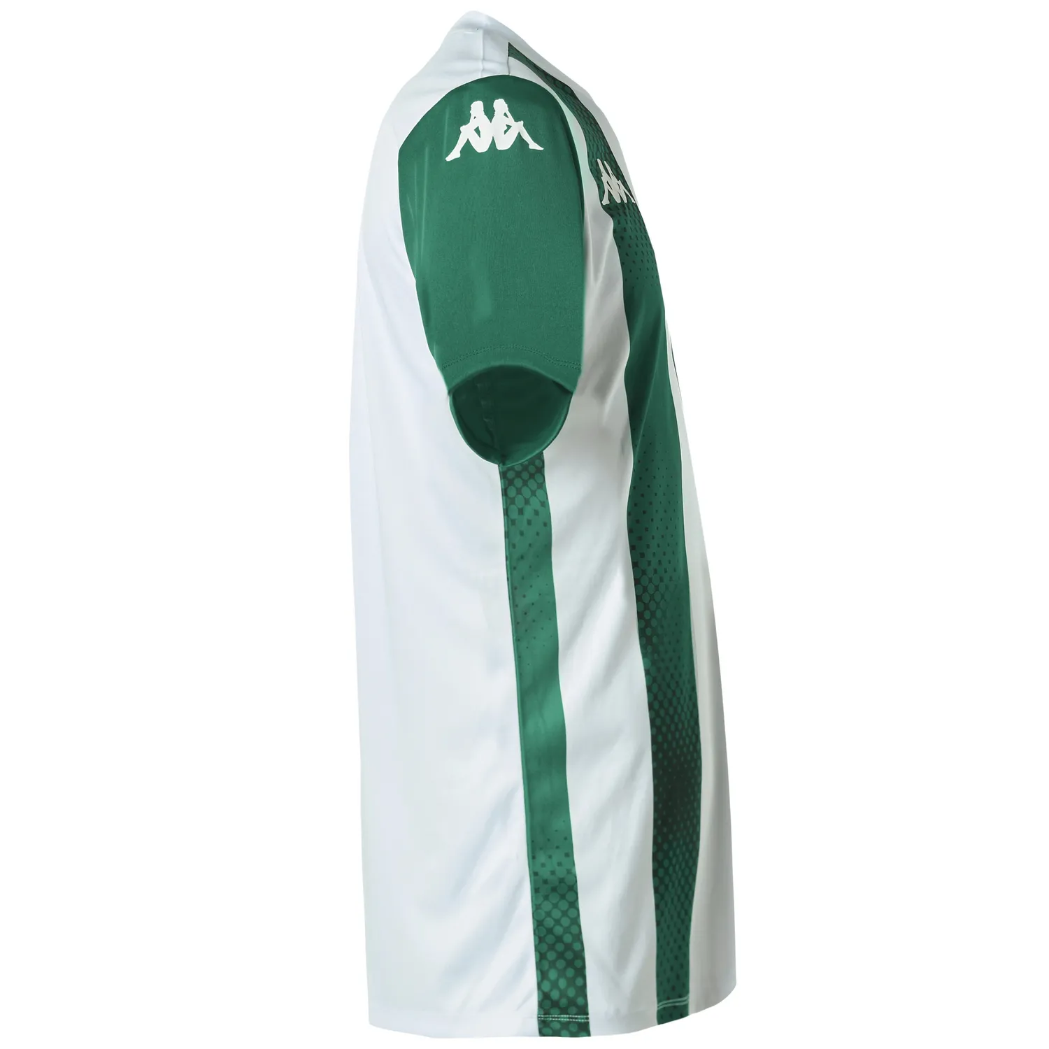 Kappa Dugo maillot vert enfant rayures sublimées