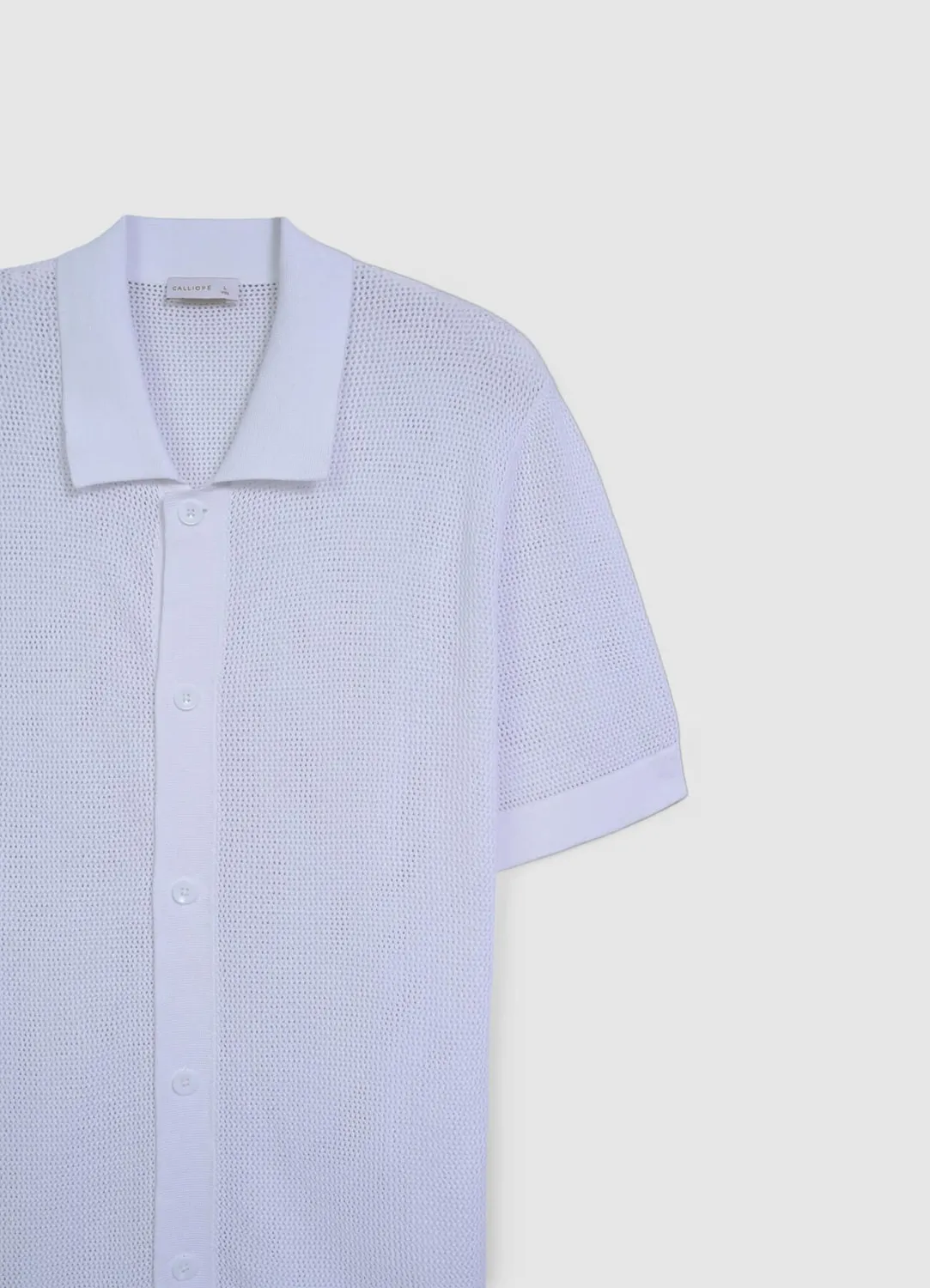 Calliope chemise homme unie manches courtes regular