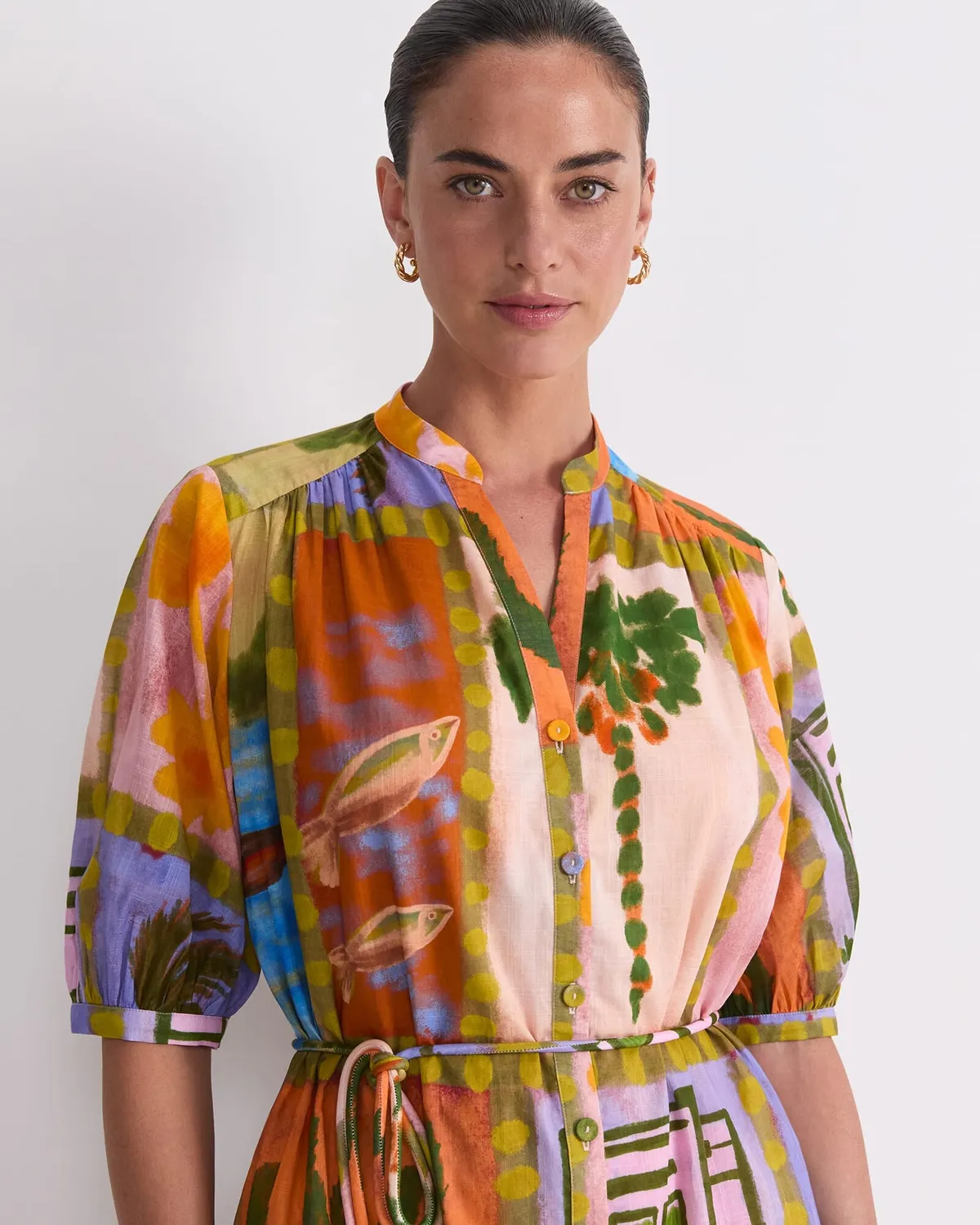 Sportscraft Kai mini robe coton femme imprimée