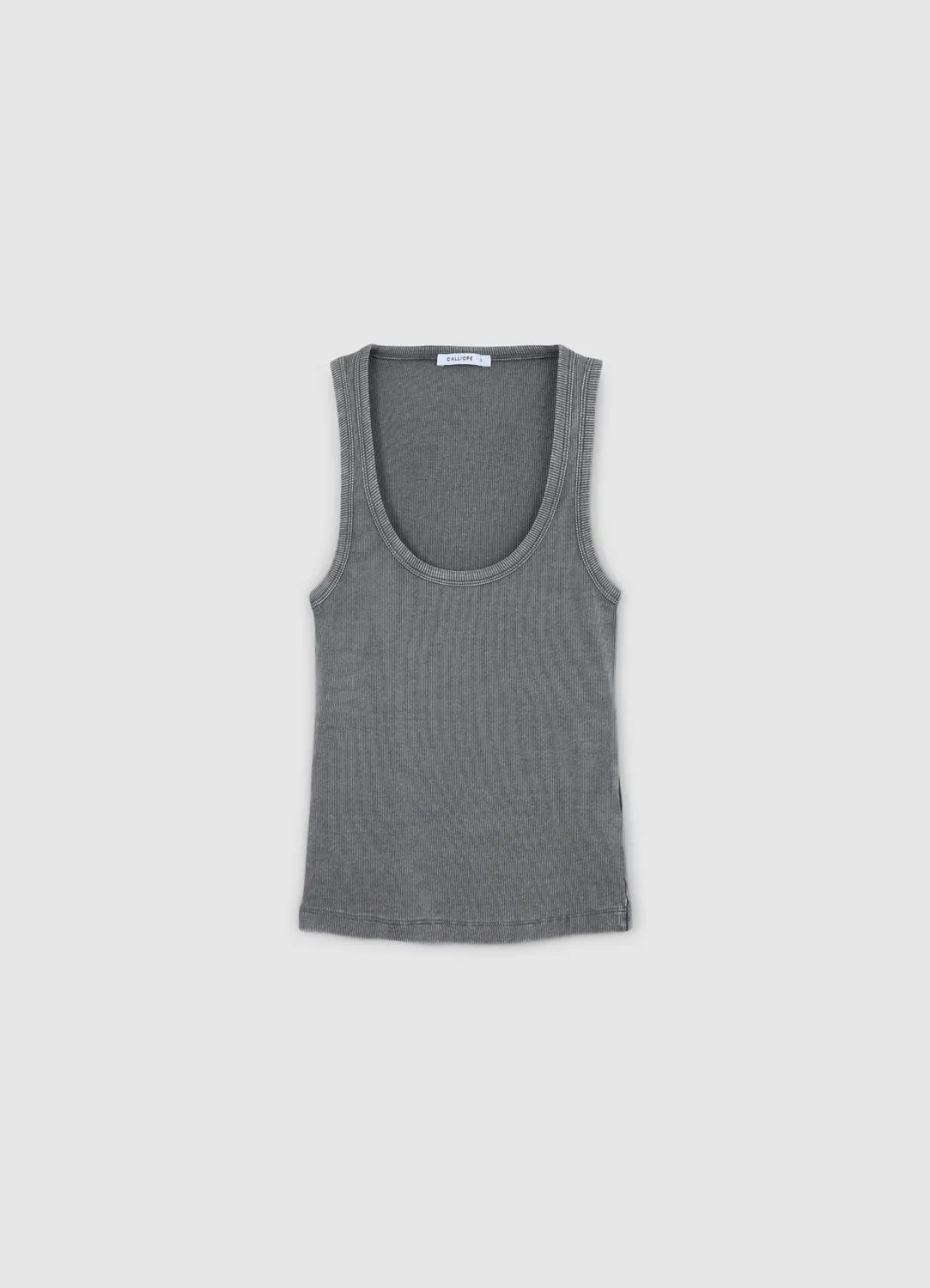 Calliope Costina top femme coton à côtes