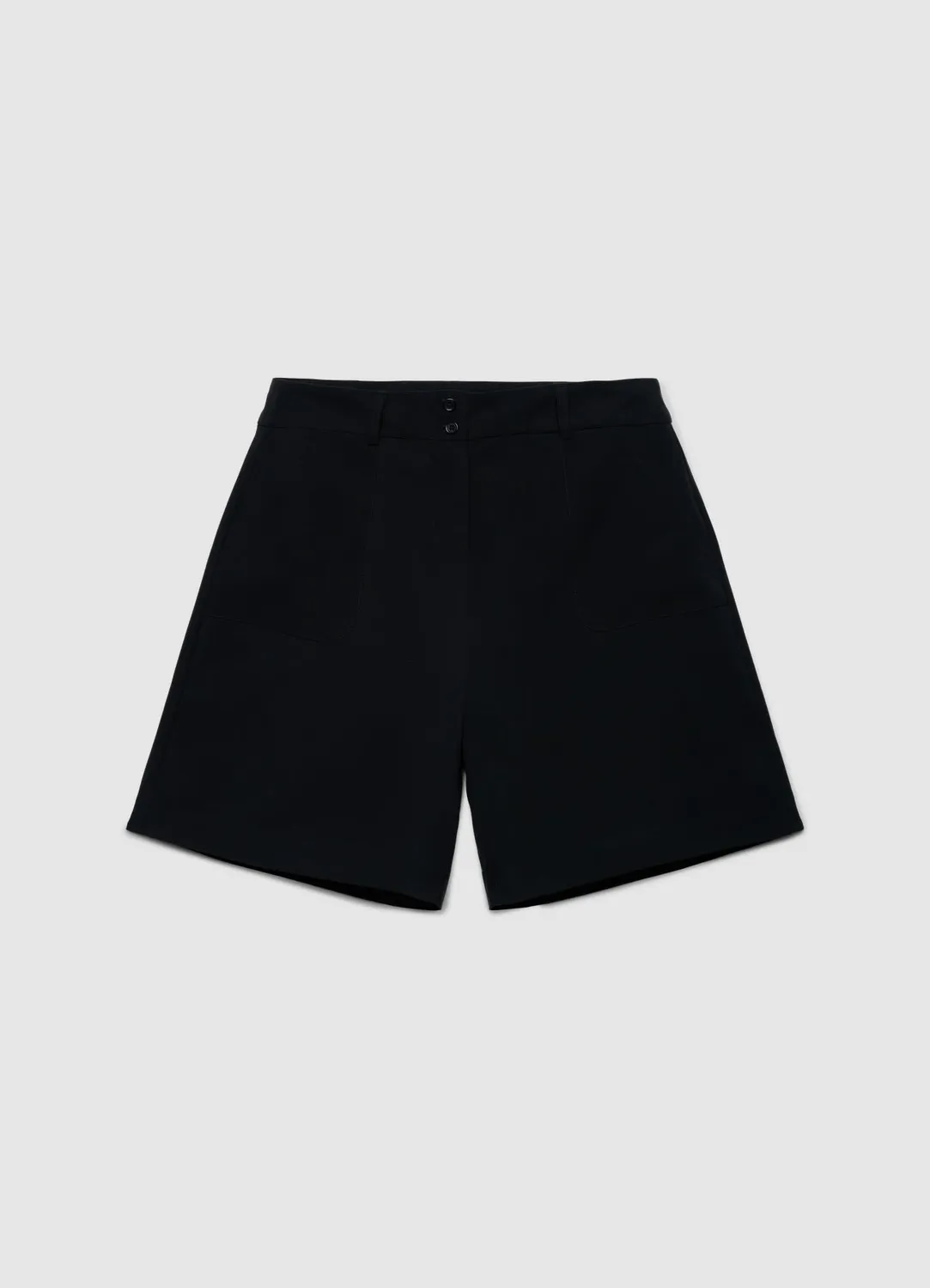 Calliope bermuda poches plaquées femme uni