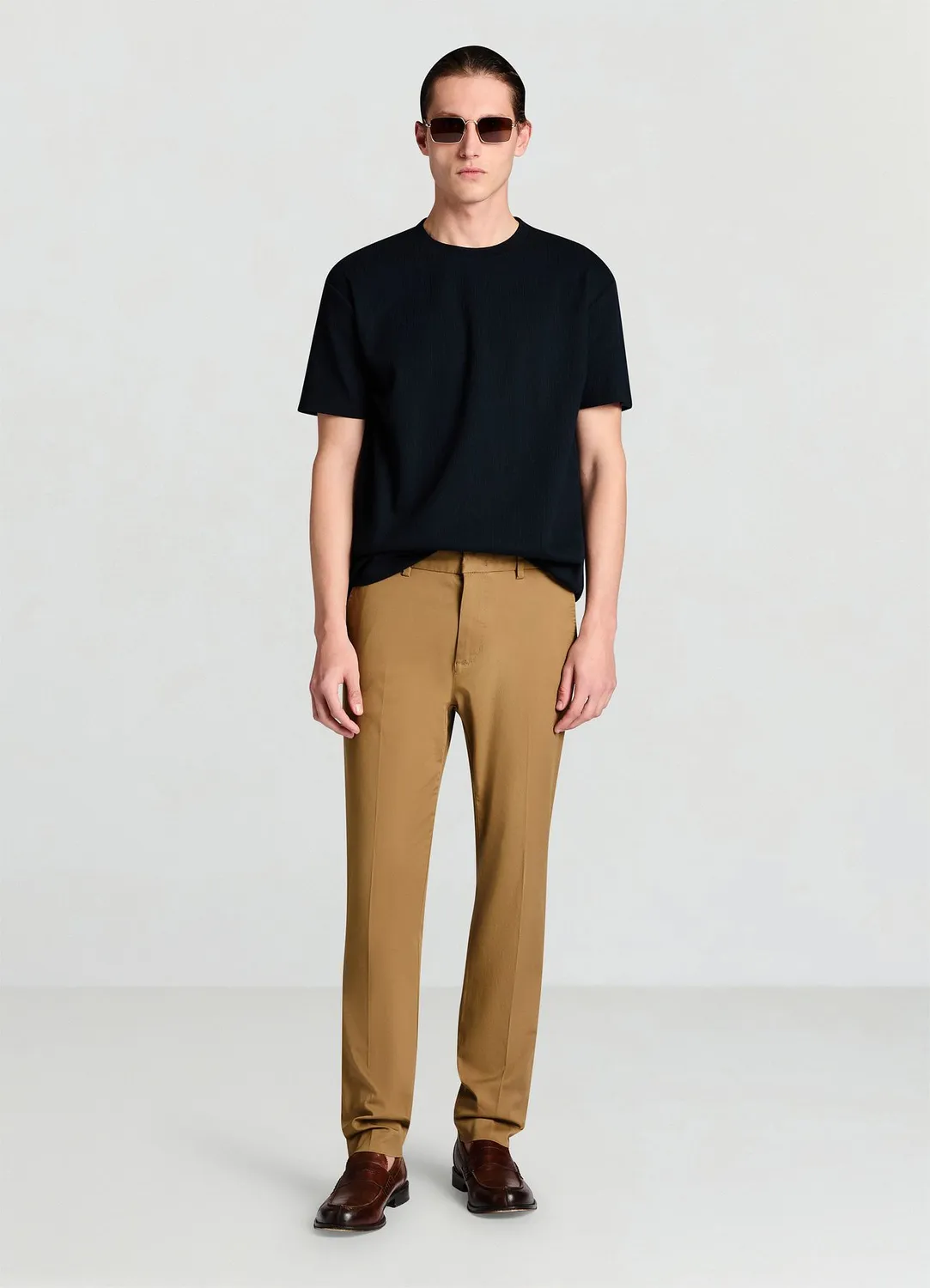 Calliope pantalon homme droit poches passepoilées