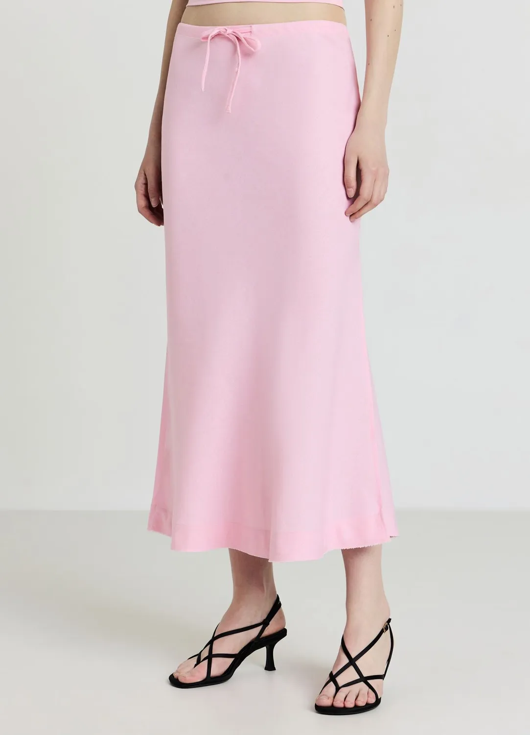 Calliope jupe midi femme fentes cordon