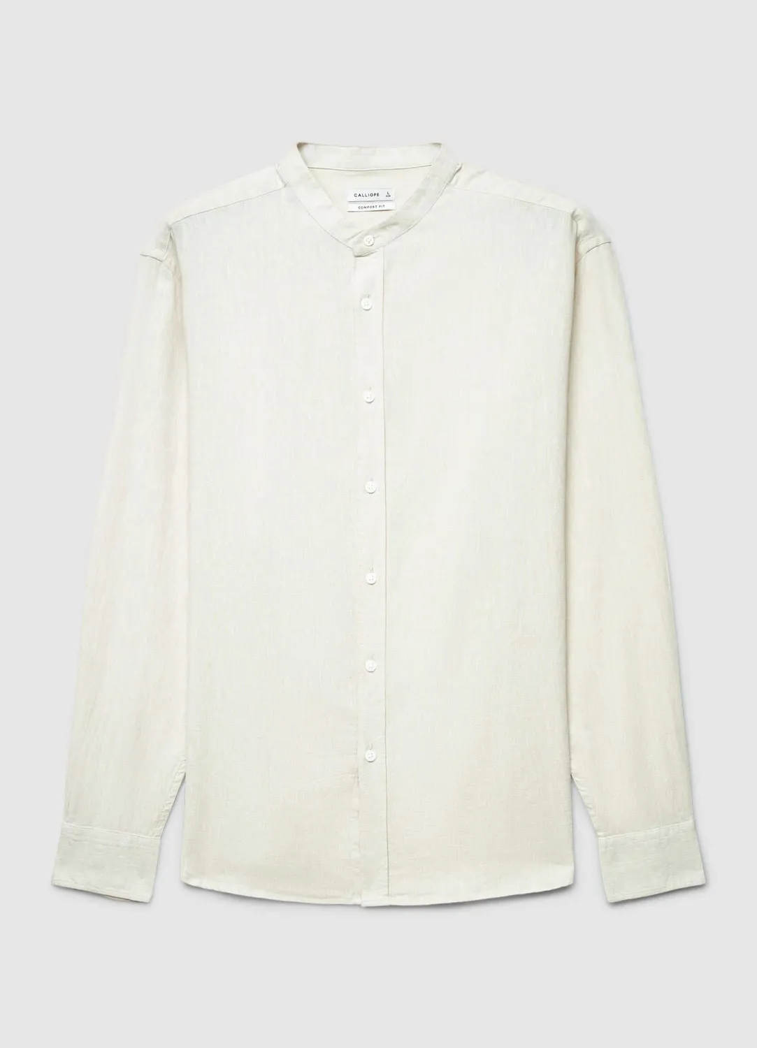 Calliope Camicia collo coreana chemise homme lin