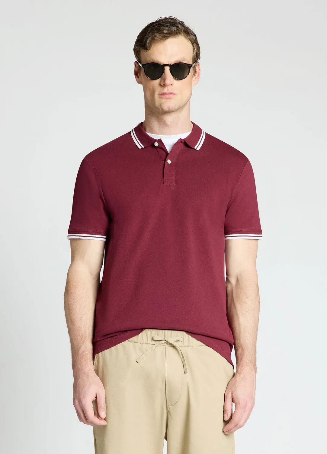 Calliope Polo homme manches courtes rayures