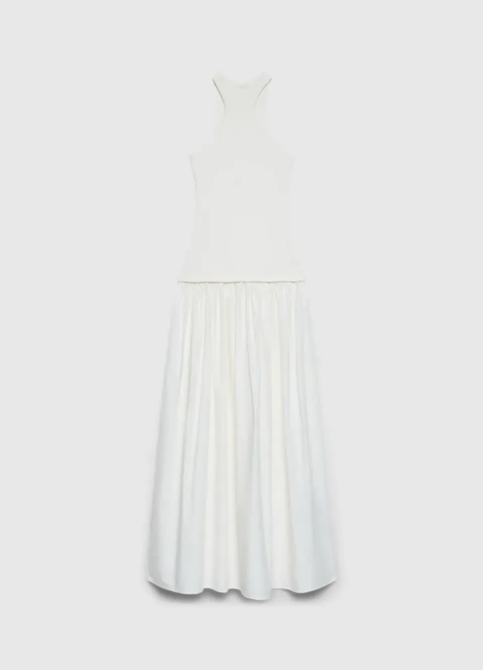 Calliope robe longue femme col montant sans manches