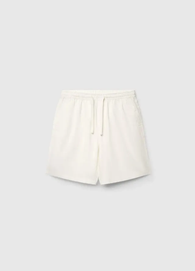 Calliope short homme jogging mélange lin regular