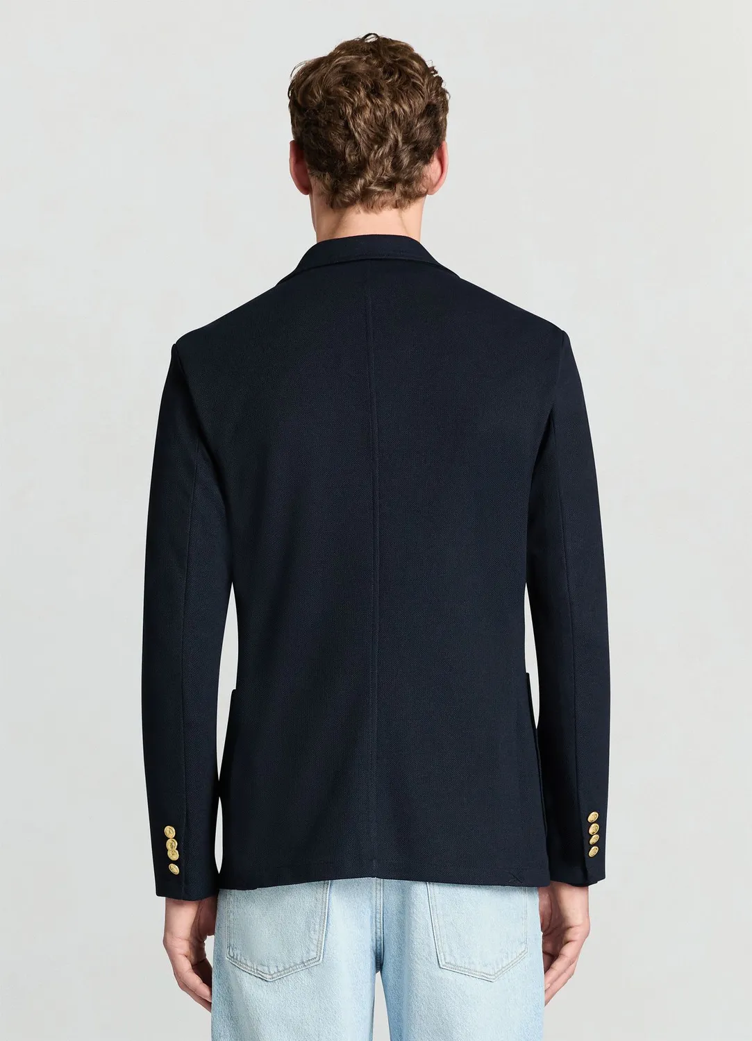 Calliope deux boutons veste homme unie regular