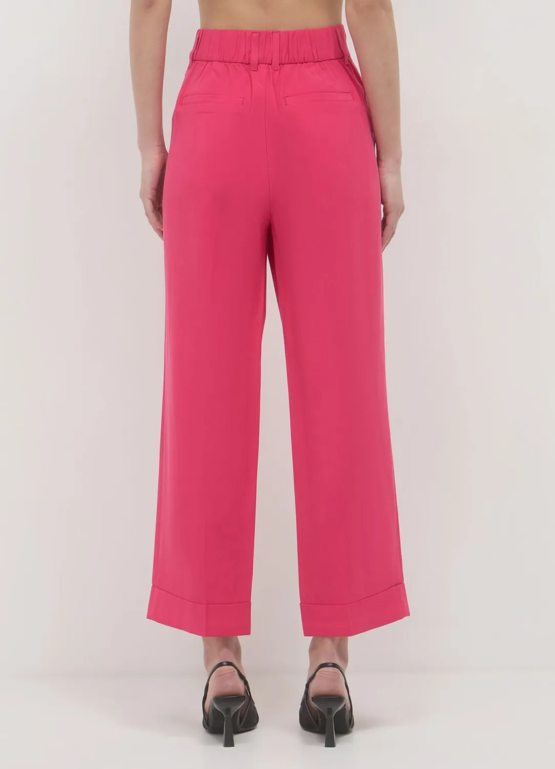Calliope pantalon classique à revers femme coupe regular