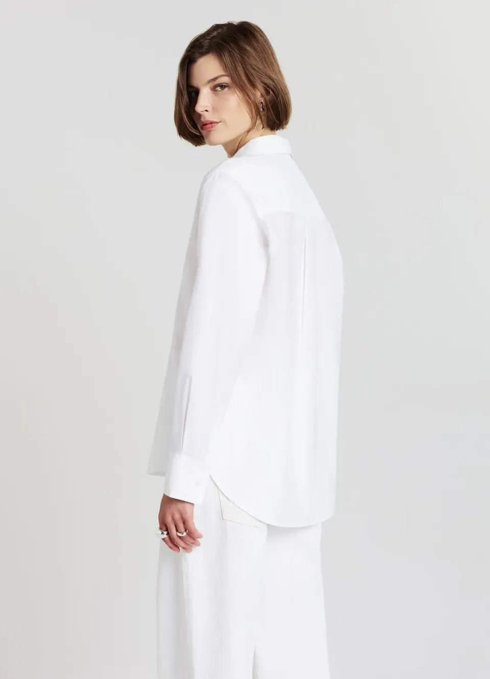 Calliope chemise oversize coton femme manches longues