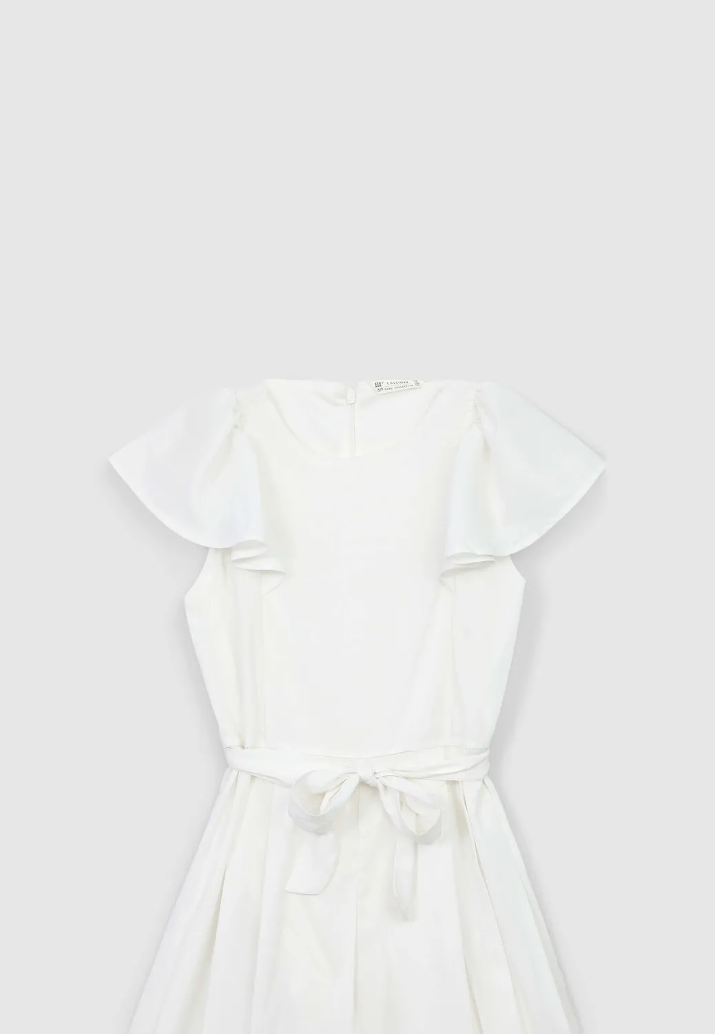 Calliope plissée combi longue volants fille 6-14 ans