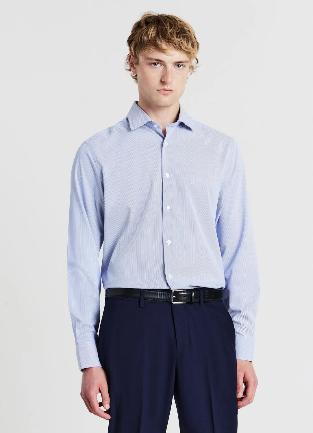 Calliope chemise rayures homme manches longues regular