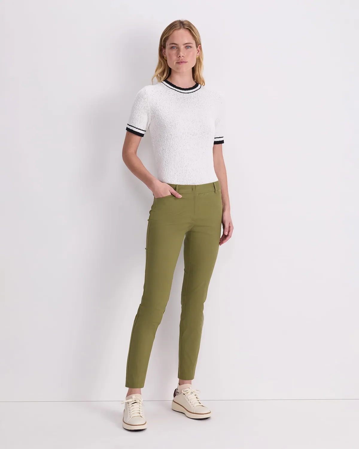 Sportscraft Evie pantalon capri coton stretch femme