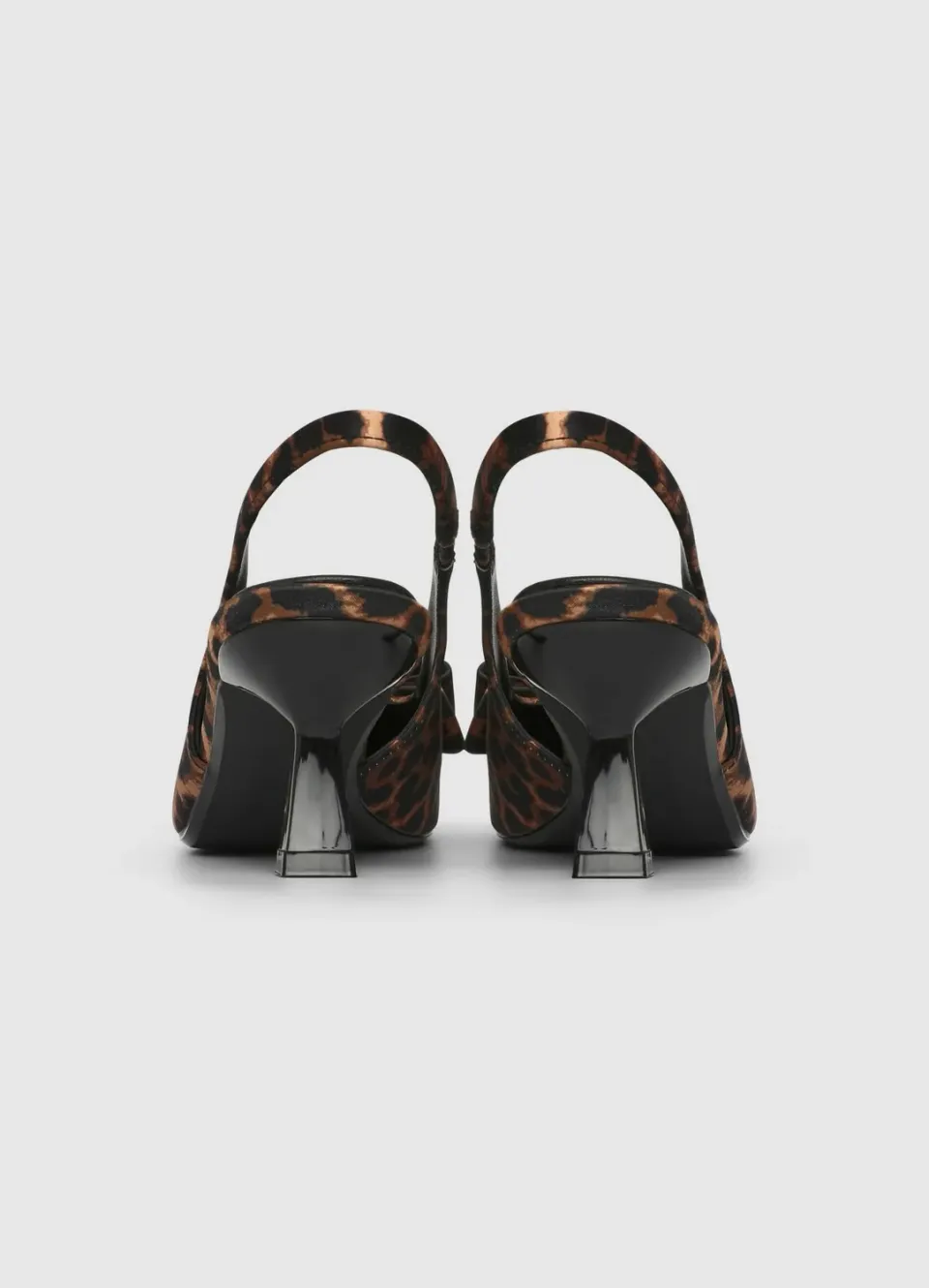 Calliope Slingback fiocco femme animalier talon 4 cm