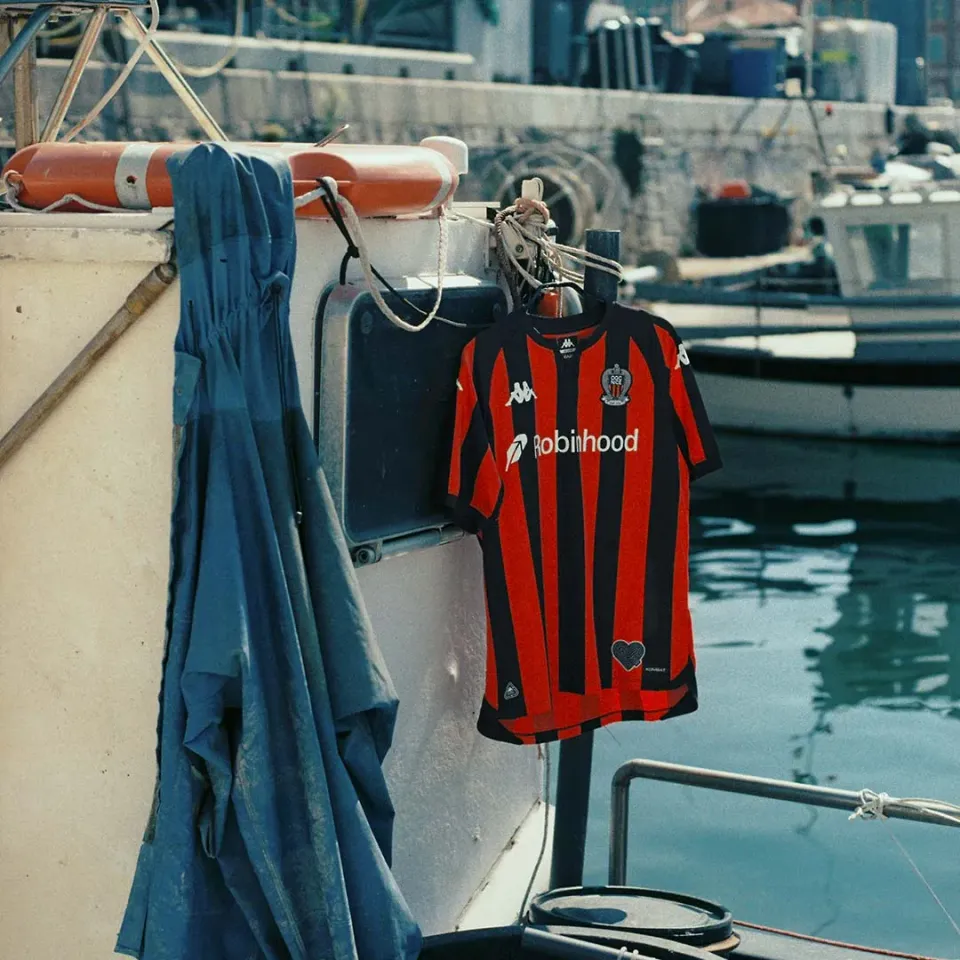 Robe di Kappa Kombat Home OGC Nice 26/27 maillot rouge homme
