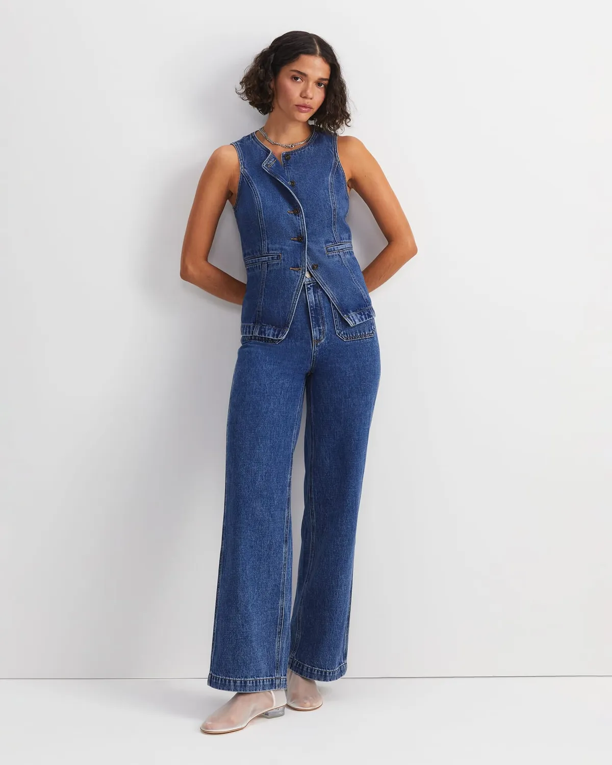 Sportscraft Allegra jean coton femme poches plaquées