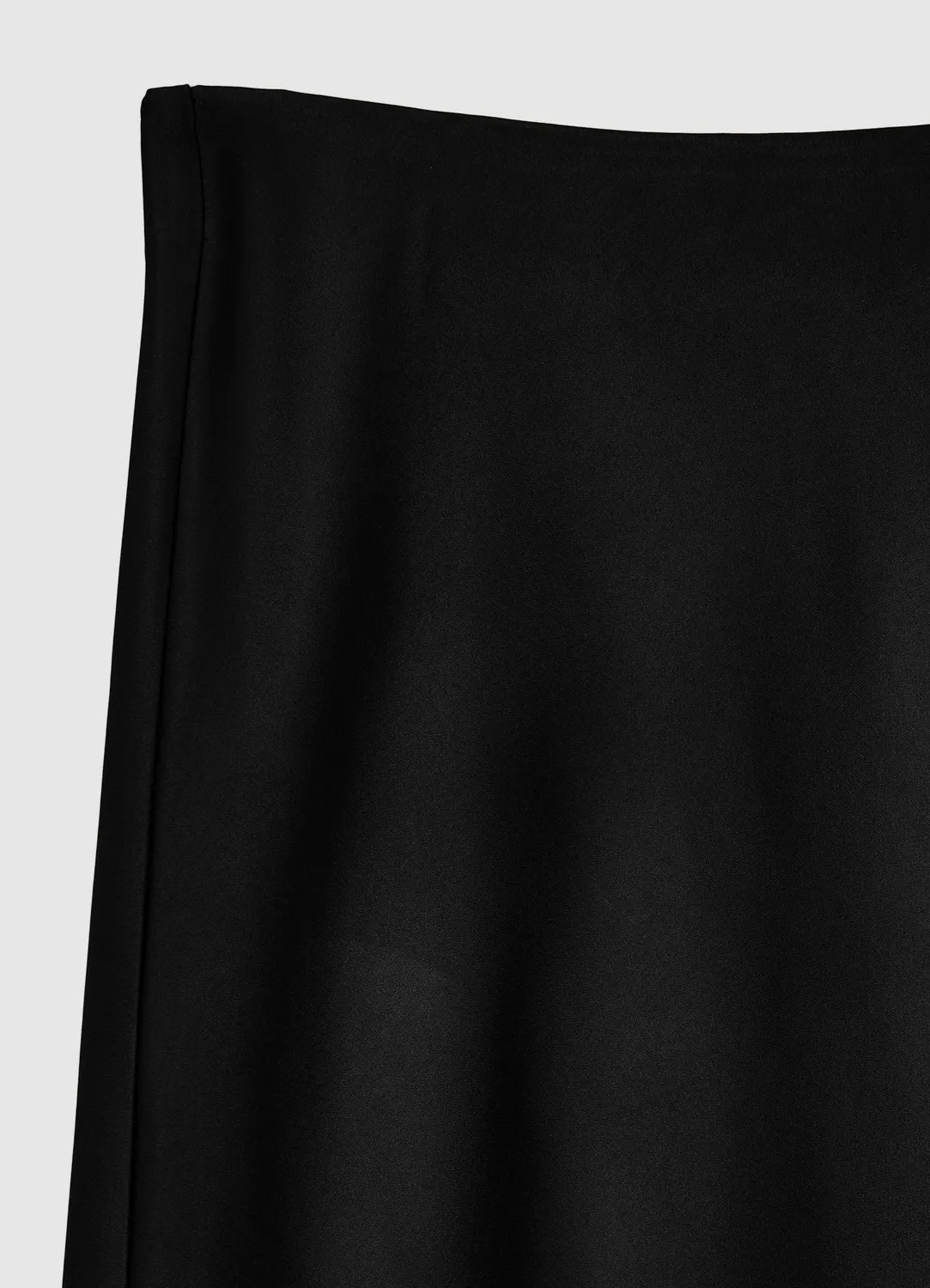 Calliope jupe midi simil satin femme taille S unie
