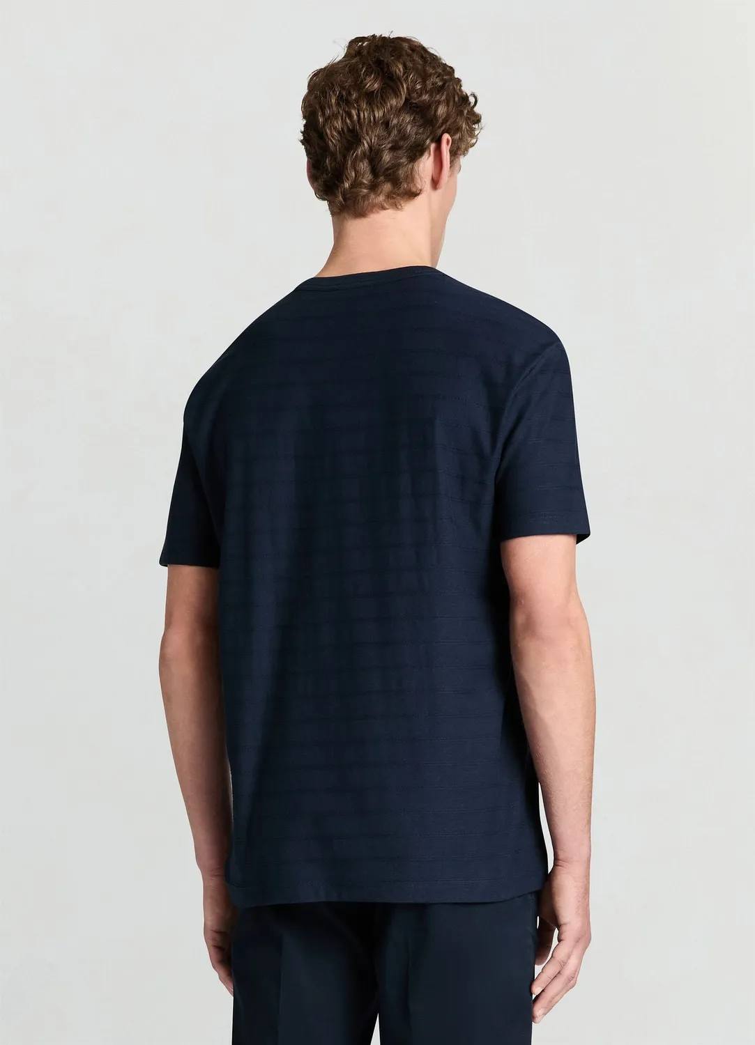 Calliope Serafino t-shirt homme rayures relief