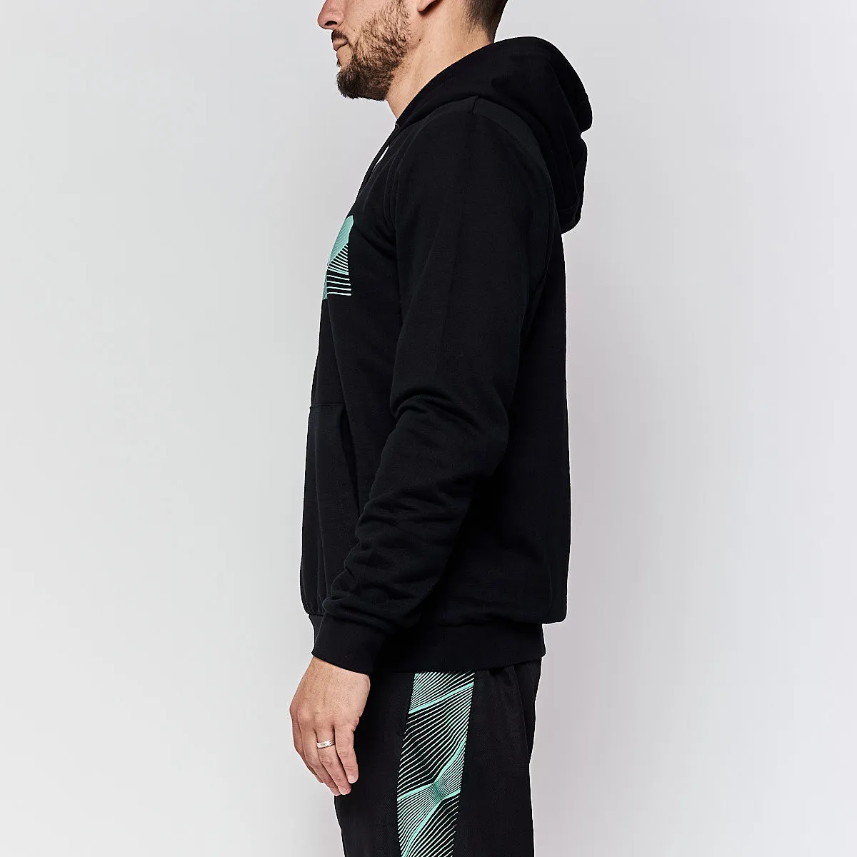 Robe di Kappa Eldyn hoodie noir homme coton