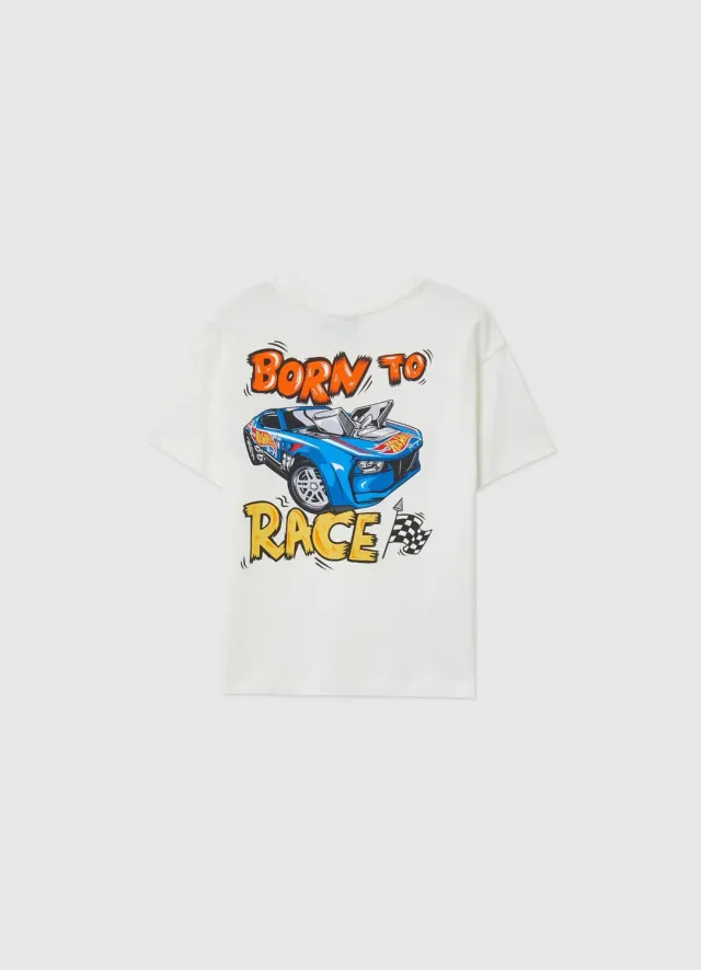 Calliope Hot Wheels t-shirt garçon course