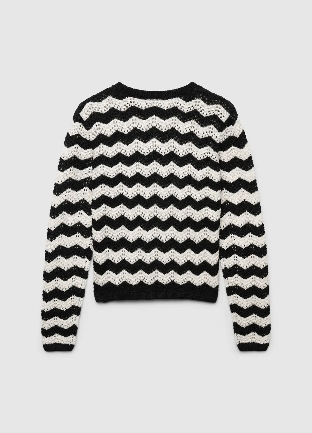Calliope pull ajouré zigzag brillant femme