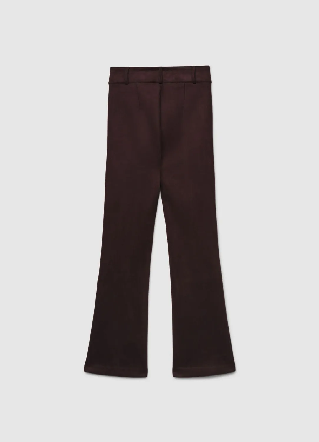Calliope pantalon bootcut taille haute double bouton femme